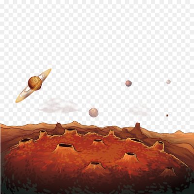 Поверхность планеты вектор