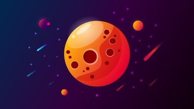 Планеты иллюстратор адоб