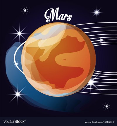 Планеты солнечной системы вектор