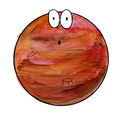 Мультяшные планеты Марс