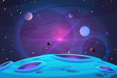 Векторный космический фон