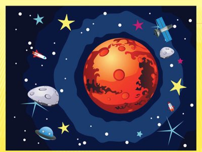 Планета Марс для детей