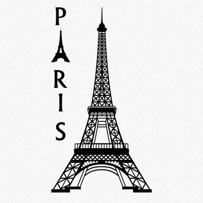 Париж эфьливая башня Vektor