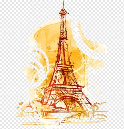 Париж Эйфелева башня вектор