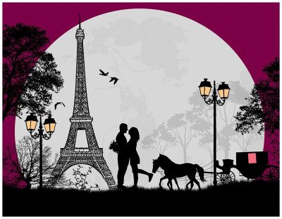 Силуэт Парижа