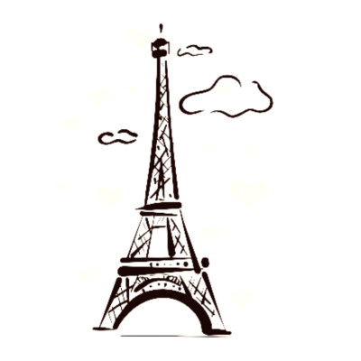 Париж мультяшный