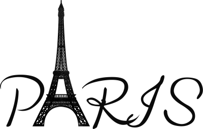 Париж на белом фоне