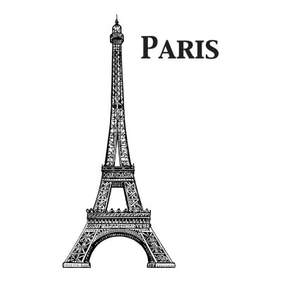 Красивые рисунки Эйфелевой башни