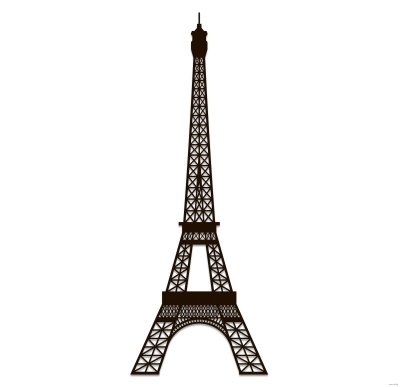 Эльфивая башня силуэт