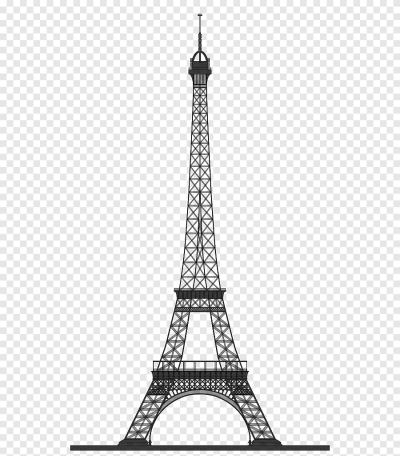 Чертеж башня Эйфель