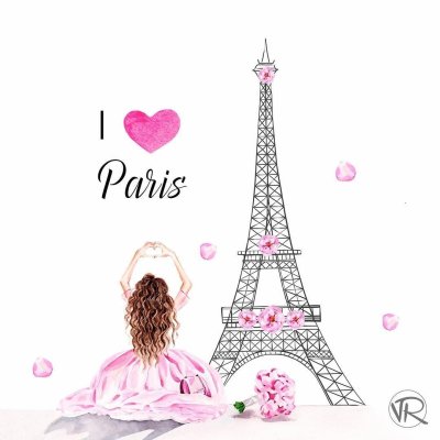 Фэшн иллюстрации Париж