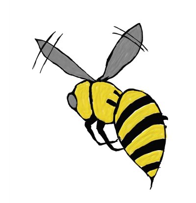 Оса картинка для детей