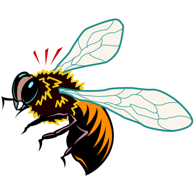 Оса рисунок