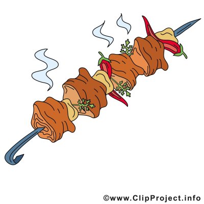 Шашлык рисунок