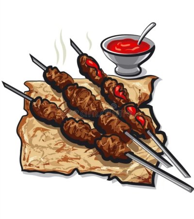 Шашлык на шампуре