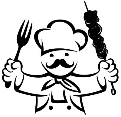 Силуэты поваров