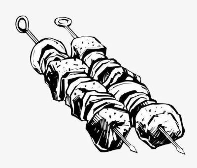 Шашлык эскиз