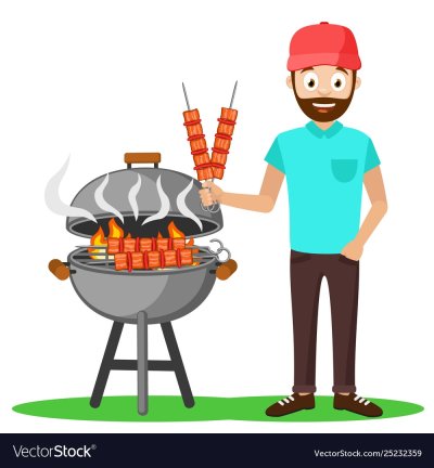 Шашлык нарисованный