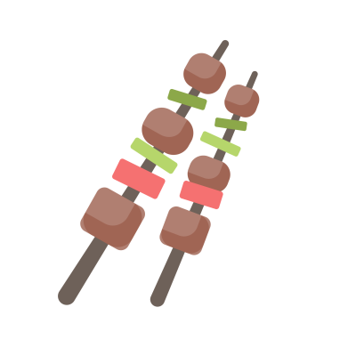 Стикер шашлык