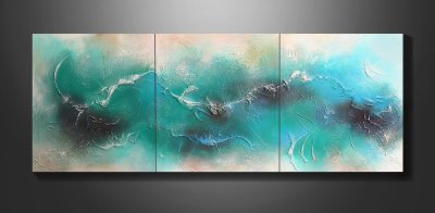 Картина в бирюзовых тонах