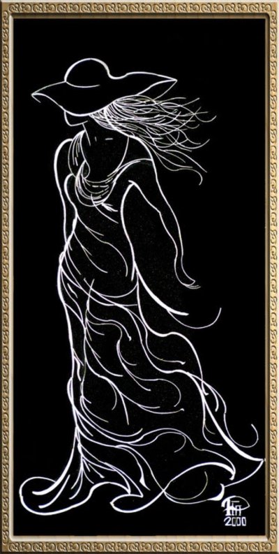 Силуэт женщины