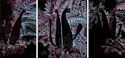 Декоративная графическая композиция