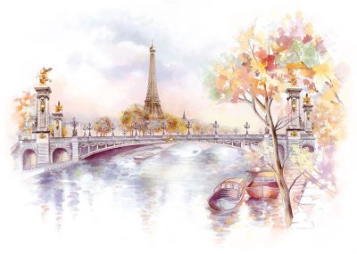 Париж Елисейские поля Эйфелева башня