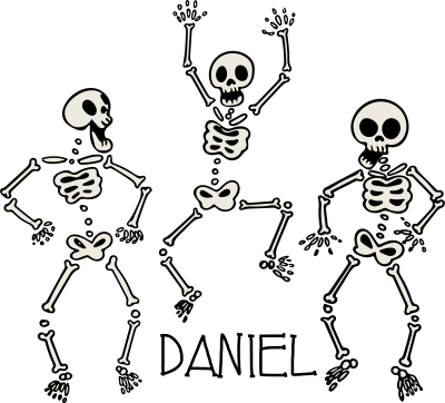 Скелет рисунок