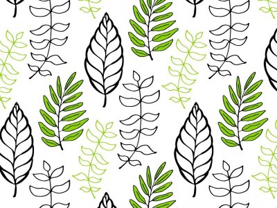 Орнамент листья