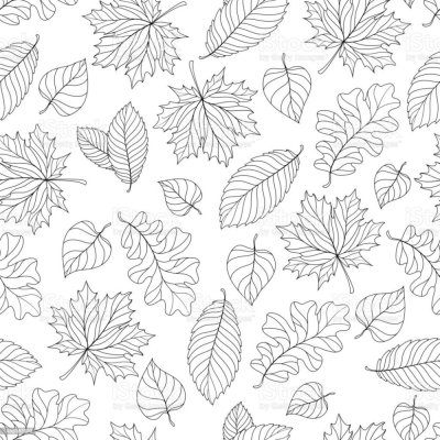 Орнамент листья