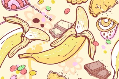 Милые рисунки еды