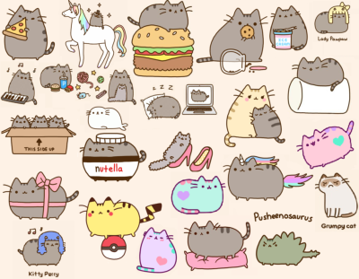 Кот Пушин Pusheen