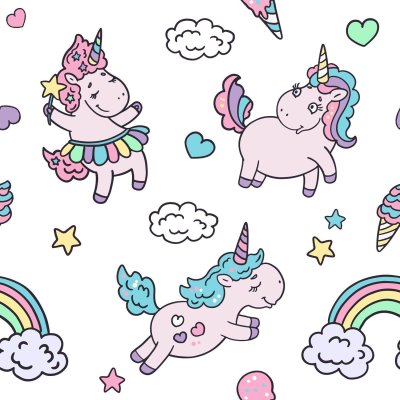 Единороги мультяшные