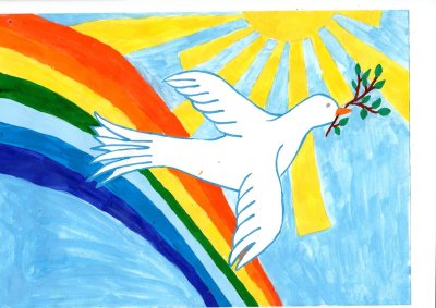 Рисунок на тему Орлята России