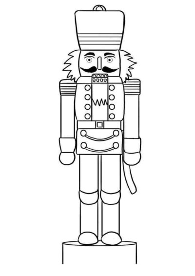 Щелкунчик раскраска