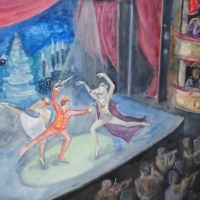 Бенуа декорации Щелкунчик