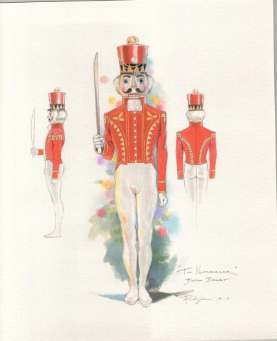 Иллюстрация к балету Щелкунчик Чайковского