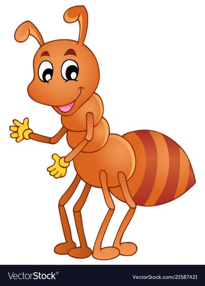 Муравей мультяшный