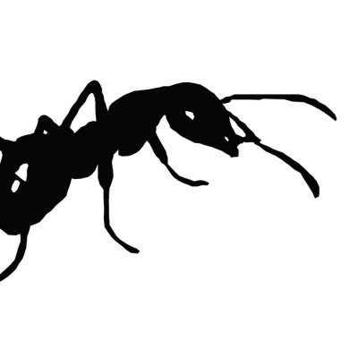 Муравей силуэт
