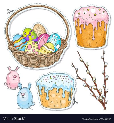 Рисунок кулича