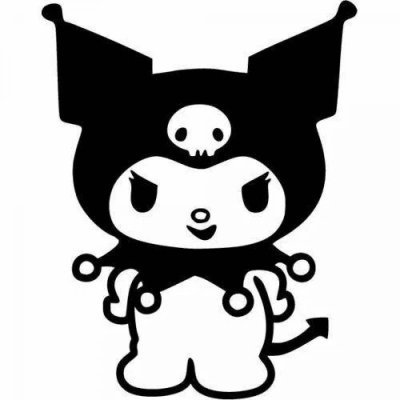 Хелло Китти Kuromi черная