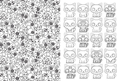 Раскраска Стикеры