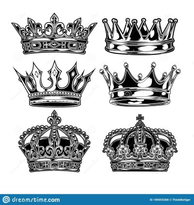 Корона тату эскиз