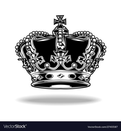 Корона тату эскиз