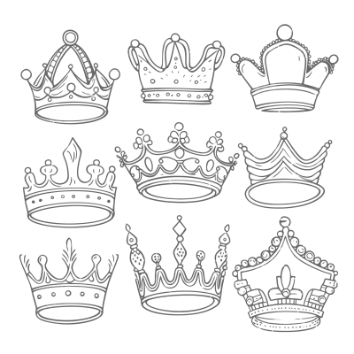 Корона скетч