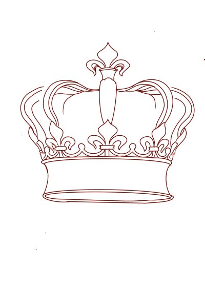 Корона тату эскиз