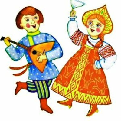 Русский национальный костюм рисунок