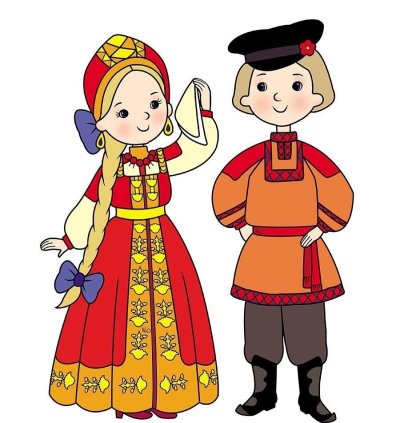 Народный костюм рисунок