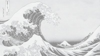 Большая волна в Канагаве обои на телефон