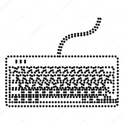 Рисунки значками клавиатуры